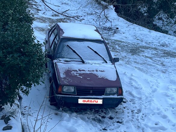 1996 Lada (ВАЗ) 21099, красный, 100000 рублей - вид 1