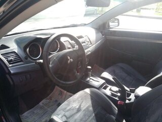 2008 Mitsubishi Lancer X, чёрный, 740000 рублей, вид 4