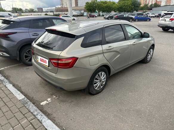 2018 Lada (ВАЗ) Vesta SW I, серый, 725000 рублей - вид 3