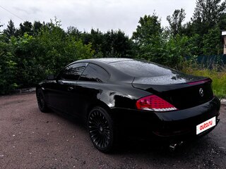 2008 BMW 6 серии 630i II (E63/E64) Рестайлинг, чёрный, 1400000 рублей, вид 5