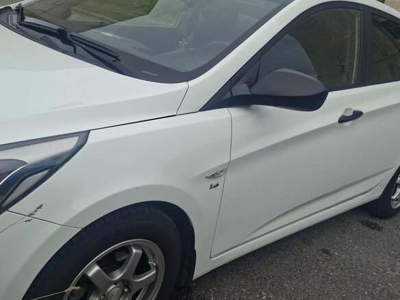 2015 Hyundai Solaris I Рестайлинг, белый - вид 16