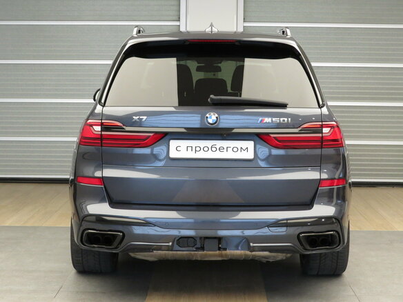 2021 BMW X7 M50i I (G07), серый - вид 34