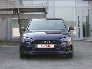 2020 Audi A4 35 TFSI V (B9) Рестайлинг, синий, 3500000 рублей, вид 2