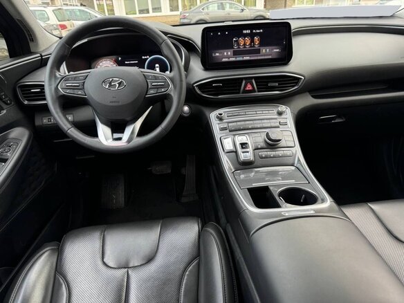 2021 Hyundai Santa Fe IV Рестайлинг, серый, 3350000 рублей - вид 14