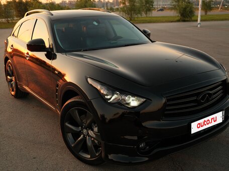 2012 Infiniti FX37 II (S51) Рестайлинг, чёрный, 1980000 рублей, вид 4