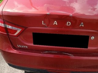 2017 Lada (ВАЗ) Vesta I, красный, 580000 рублей, вид 2
