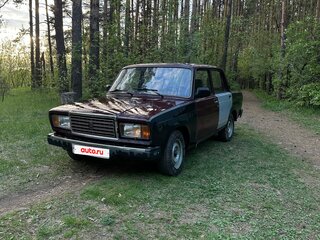 2007 Lada (ВАЗ) 2107, пурпурный, 120000 рублей, вид 2