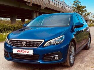 2018 Peugeot 308 II Рестайлинг, синий, 1090000 рублей, вид 1