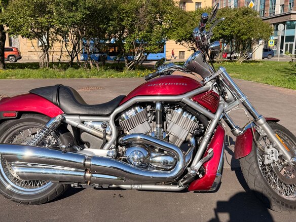 2003 Harley-Davidson V-Rod, красный, 800000 рублей - вид 8