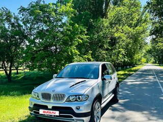 2001 BMW X5 4.4i I (E53), серебристый, 930000 рублей, вид 1