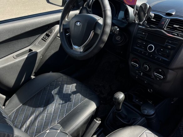 2021 Lada (ВАЗ) Granta I Рестайлинг, синий, 649900 рублей - вид 1