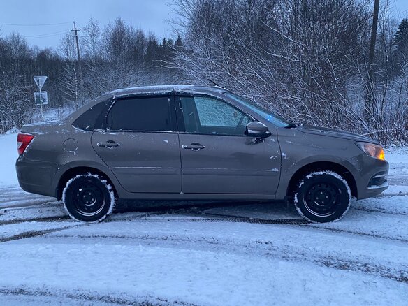 2018 Lada (ВАЗ) Granta I Рестайлинг, коричневый, 555000 рублей - вид 3