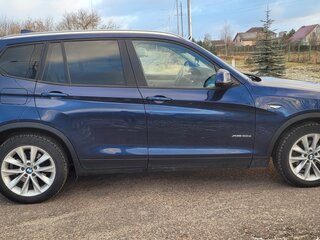 2016 BMW X3 30d xDrive II (F25) Рестайлинг, синий, 2950000 рублей, вид 4
