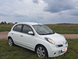 2010 Nissan Micra III (K12), белый, 700000 рублей, вид 4
