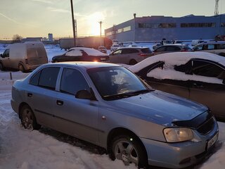 2007 Hyundai Accent ТагАЗ II, серый, 310000 рублей, вид 1