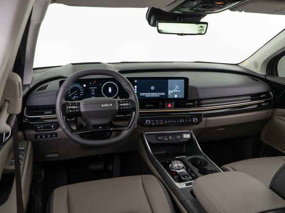 2025 Kia Carnival IV Рестайлинг, чёрный, 6949632 рублей - вид 7