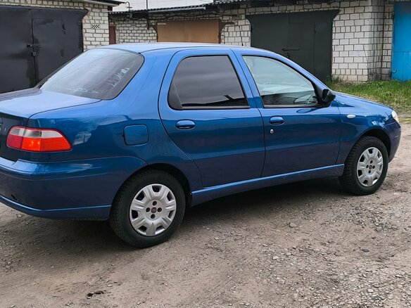 2011 Fiat Albea I Рестайлинг, синий, 380000 рублей - вид 4