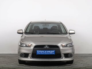 2012 Mitsubishi Lancer X Рестайлинг, серебристый, 879000 рублей, вид 3