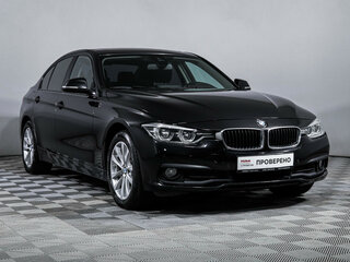 2017 BMW 3 серии 320d xDrive VI (F3x) Рестайлинг, чёрный, 2573010 рублей, вид 3