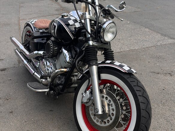 1999 Yamaha XVS1100, чёрный, 420000 рублей - вид 4