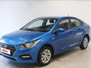2018 Hyundai Solaris II, синий, 1300000 рублей, вид 1