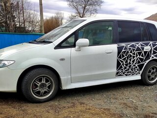 2001 Mazda Premacy I (CP), белый, 490000 рублей, вид 1