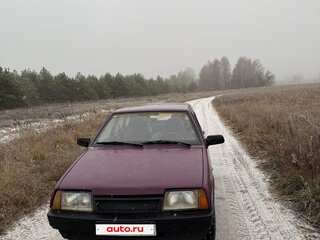 1997 Lada (ВАЗ) 2109, пурпурный, 85000 рублей, вид 2