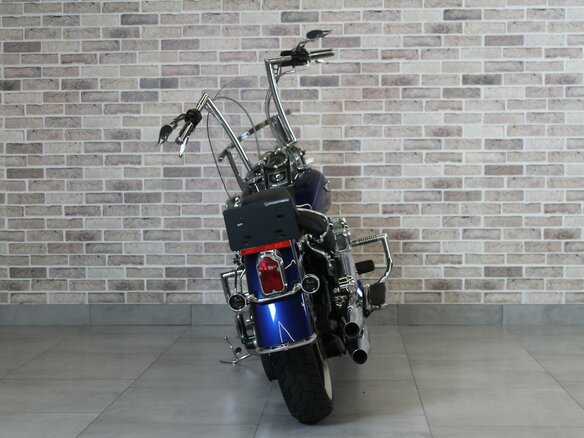2007 Harley-Davidson Softail Deluxe, синий, 850000 рублей - вид 6