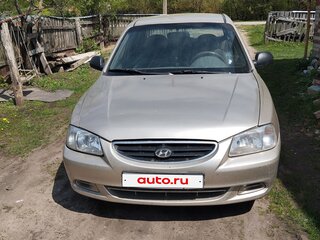2008 Hyundai Accent ТагАЗ II, бежевый, 350000 рублей, вид 1