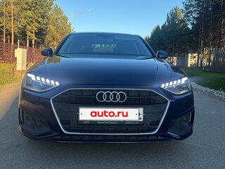 2021 Audi A4 35 TFSI V (B9) Рестайлинг, синий, 3090000 рублей, вид 2