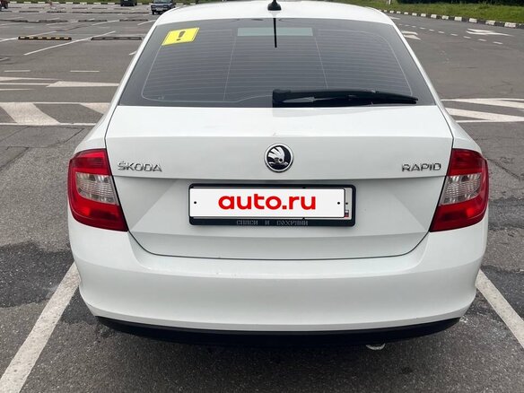 2016 Skoda Rapid I, белый, 590000 рублей - вид 4