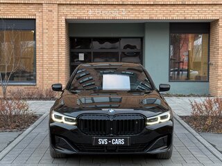 2019 BMW 7 серии 750d xDrive VI (G11/G12) Рестайлинг, чёрный, 6340000 рублей, вид 2