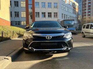 2017 Toyota Camry VII (XV50) Рестайлинг 2, чёрный, 1790000 рублей, вид 3
