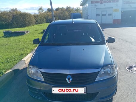 2011 Renault Logan I Рестайлинг, серый, 420000 рублей, вид 4