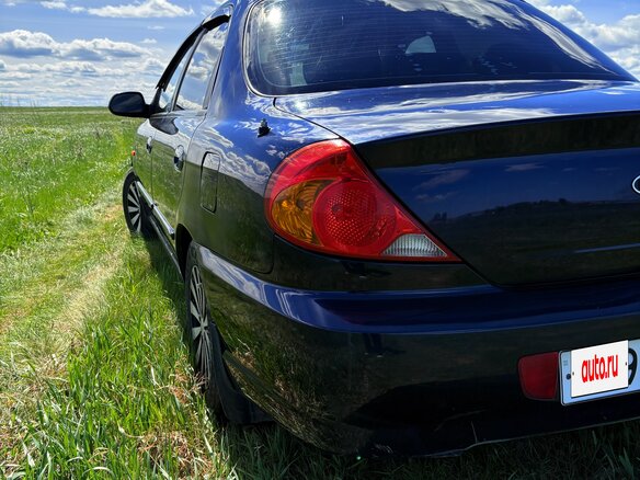 2008 Kia Spectra I Рестайлинг 2, синий - вид 5