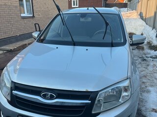 2014 Lada (ВАЗ) Granta I, серебристый, 600000 рублей, вид 1