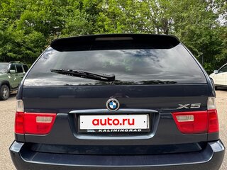 2003 BMW X5 4.4i I (E53) Рестайлинг, синий, 1200000 рублей, вид 4