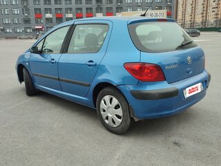 2007 Peugeot 307 I Рестайлинг, синий, 260000 рублей, вид 4
