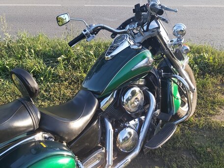 1998 Kawasaki VN1500 Vulcan, зелёный, 540000 рублей, вид 2