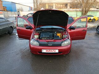 2008 Lada (ВАЗ) Kalina I, красный, 210000 рублей, вид 2