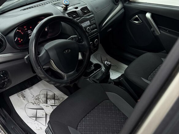 2022 Lada (ВАЗ) Granta I Рестайлинг, серый, 860000 рублей - вид 9