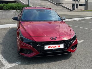 2022 Hyundai Avante N Line VII, красный, 2990000 рублей, вид 4
