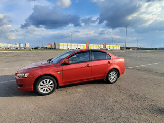 2008 Mitsubishi Lancer X, красный, 600000 рублей, вид 4