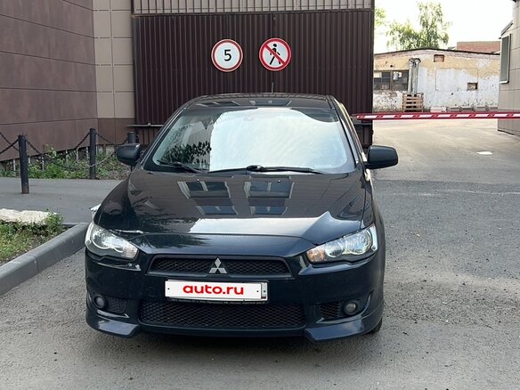 2008 Mitsubishi Lancer X, чёрный, 777777 рублей - вид 6