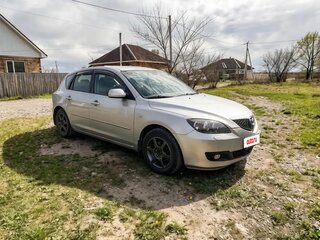 2007 Mazda 3 I (BK) Рестайлинг, серебристый, 629000 рублей, вид 2