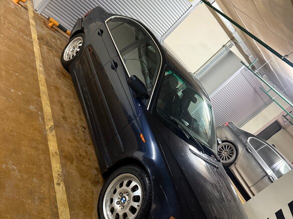 2003 BMW 3 серии 320i IV (E46) Рестайлинг, синий, 500000 рублей - вид 8