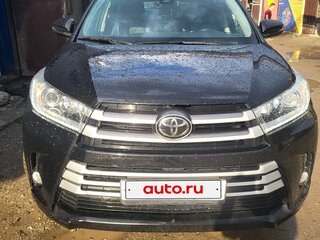 2021 Toyota Highlander III (XU50) Рестайлинг, чёрный, 3980000 рублей, вид 2