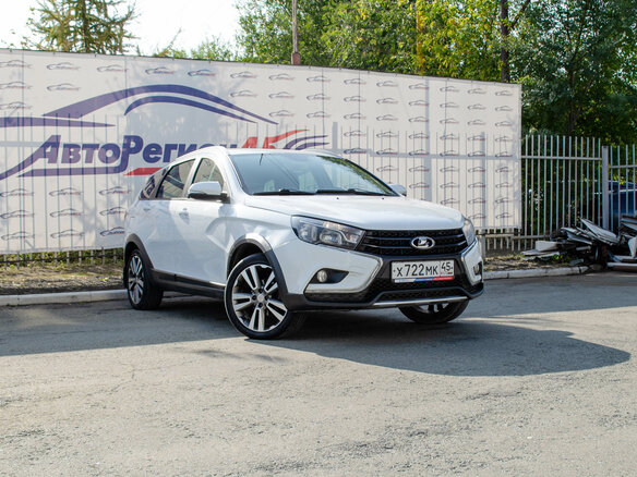 2019 Lada (ВАЗ) Vesta SW Cross I, белый, 1013000 рублей - вид 3