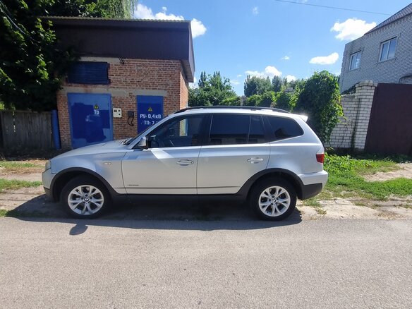 2009 BMW X3 25i I (E83) Рестайлинг, серебристый, 950000 рублей - вид 1