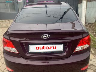 2012 Hyundai Solaris I, пурпурный, 780000 рублей, вид 4